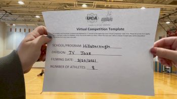 Hillsborough High School [Junior Varsity - Jazz] 2021 UCA & UDA March Virtual Challenge