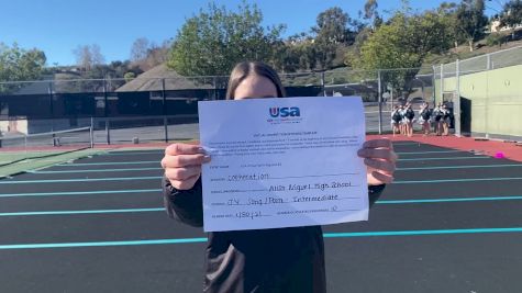 Aliso Niguel High School [Junior Varsity - Song/Pom - Intermediate] 2021 USA Virtual Spirit Regional #2 and All Star Dance Regional #1