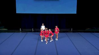 North Carolina State Univ - Paige Doering, Hayley Zahn, Syndey Watters & Emily Galligan [2025 Girls 4 Group Stunt Finals] 2025 UCA & UDA College Cheerleading & Dance Team National Championship