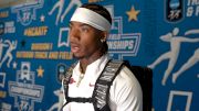 Jordan Anthony Reacts 100m NCAA Championship and His Track and Field Progression