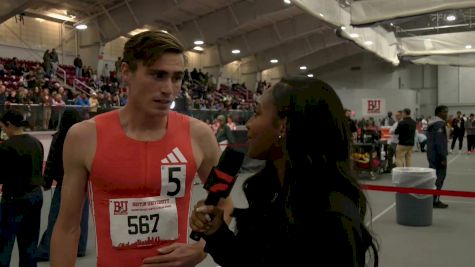 Josh Hoey Post-Race Interview: BU Opener World Record