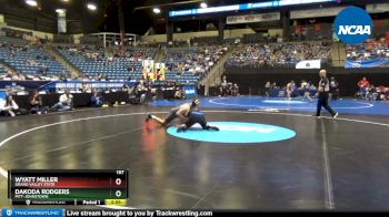 197 lbs Prelim Round 1 - Dakoda Rodgers, Pitt-Johnstown vs Wyatt Miller, Grand Valley State