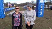 Ruby Garner-Valle and Ana Bondy Pre-Meet Brooks XC Northeast Championships