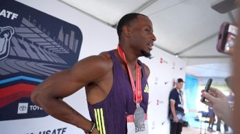 Ronnie Baker Takes 2nd in 100m Final & Breaks Down Mental Shift Since 2021 | Post-Race Interview 2026 USATF