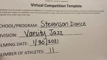 Stevenson High School [Small Varsity Jazz] 2021 UDA Spirit of the Midwest Virtual Challenge