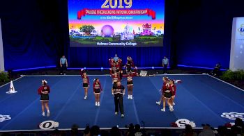 Holmes Community College [2019 Small Coed Division II Semis] UCA & UDA College Cheerleading and Dance Team National Championship