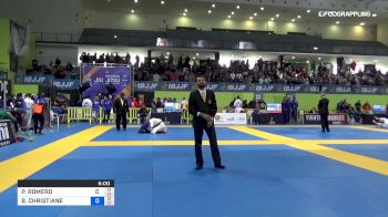 P. Romero vs B. Christiane 2019 IBJJF European Championship