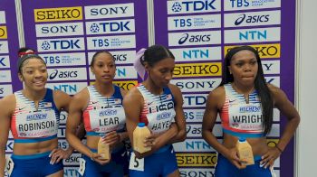 U.S. Women's 4x400m Advances To Final At World Indoor Championships 2024