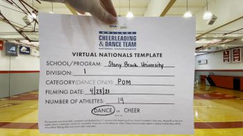 Stony Brook University [Division I Pom Virtual Finals] 2021 UCA & UDA College Cheerleading & Dance Team National Championship