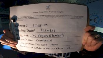 Las Vegas Elements - Rainbows [L1 Mini - D2] 2021 GSSA DI & DII Virtual Championship