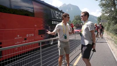 Pit Walk: Focused Peloton Prepares For Bastille Day Assault On Alpe d'Huez