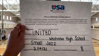 Westview High School [Jazz Varsity - Small] 2021 USA Virtual Dance Winter Series #2