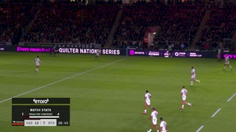 Will Evans with a Spectacular Long Try vs Bath Rugby