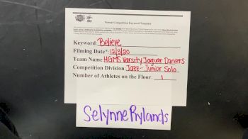 Hialeah Gardens Middle School Selynne R. [Junior - Solo] 2020 NDA December Virtual Championship