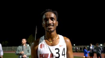 Habtom Samuel Reacts To NCAA No. 2 All-Time 26:53.84 Men's 10k At Sound Running's The TEN 2024