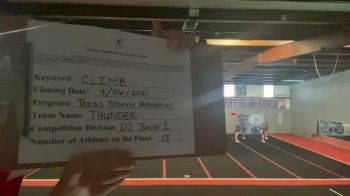 Texas Storm Athletics - Thunder [L1 Junior] 2021 The Regional Summit Virtual Championships
