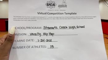 Stewarts Creek High School [Varsity - Hip Hop] 2021 UDA South Spring Virtual Dance Challenge