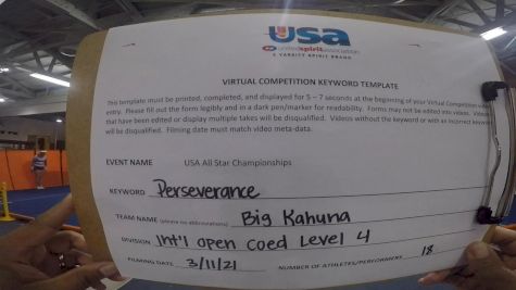 South Bay Cheer 360 - Big Kahuna [L4 International Open Coed] 2021 USA All Star Virtual Championships