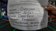 Cheerforce San Diego - Ferocious [L2 Junior - Medium] 2021 Spirit Sports: Virtual Duel in the Desert