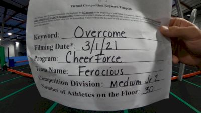 Cheerforce San Diego - Ferocious [L2 Junior - Medium] 2021 Spirit Sports: Virtual Duel in the Desert