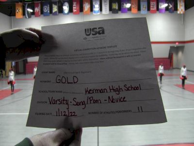 Kerman High School [Varsity - Song/Pom - Novice] 2022 USA Virtual Spirit Regional II