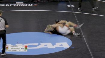125 lb Quarterfinal, Eddie Ventresca, Virginia Tech vs Jett Strickenberger, West Virginia