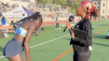 Athing Mu Talks Fierce Finish in the 1500m, Faith, and Athletic Growth