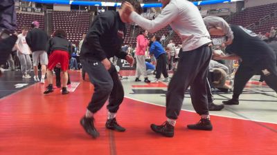 Bo Bassett and Melvin Miller Get Loose Before The 2026 PIAA State Championships