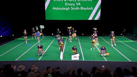 Emory & Henry University [2026 All Girl Division I - Game Day Semis] 2026 UCA & UDA College Cheerleading and Dance Team National Championship
