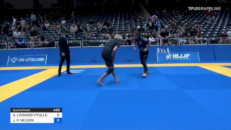 JOHN NELSON vs ANTHONY LEONARD VITULLO 2021 World IBJJF Jiu-Jitsu No-Gi Championship