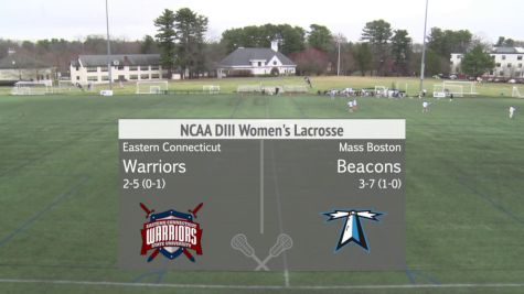 Replay: ECSU vs UMass-Boston | Apr 3 @ 1 PM