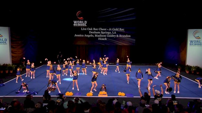 Live Oak Rec Cheer - Jr Gold Rec [2022 WSCC Traditional Rec 12Y] 2022 World School Cheerleading Championship
