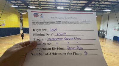 Henderson Dance [Senior Pom] 2021 NCA & NDA Virtual February Championship