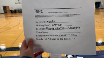 Presentation Academy [Small Varsity - Pom] 2021 NCA & NDA Virtual February Championship