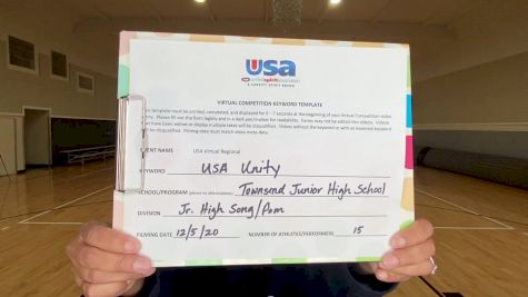 Townsend JH School [Junior High - Song/Pom] 2020 USA Virtual Regional