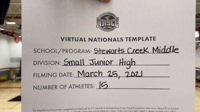 Stewarts Creek Middle School [Virtual Junior High Finals] 2021 UCA National High School Cheerleading Championship