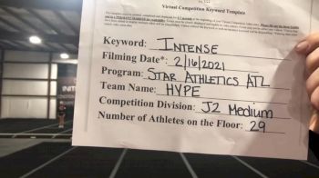 Star Athletics ATL - Hype [L2 Junior - Medium] 2021 Coastal at the Capitol Virtual National Championship