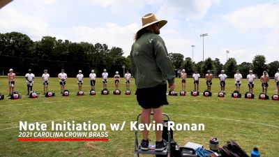 2021 Carolina Crown Brass: Note Initiation Exercise with Kevin Ronan