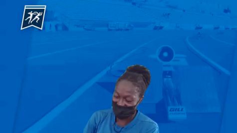 Air Force's Mahala Norris After Her Upset Victory In The 3K Steeplechase