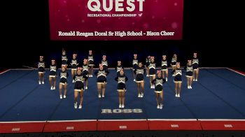 Ronald Reagan Doral Sr High School - Bison Cheer [2021 L3.1 Performance Rec - 18Y (NON) - Large Finals] 2021 The Quest