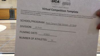Rock Canyon High School - Junior Varsity Pom [Junior Varsity - Pom] 2021 UCA & UDA March Virtual Challenge