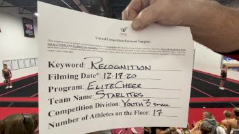 Elite Cheer - Elite Cheer - Starlites [Level 3 L3 Youth] 2020 America's Best Virtual National Championship