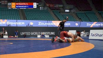 125 kg Semifinal - Geno Petriashvili, GEO vs Yusup Batirmurzaev, KAZ Scoring Highlight