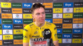 Pogacar Discusses Success, Teamwork At TDF