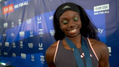Brittany Brown Said She Ran The Best Race She's Ever Had In The 200m Final