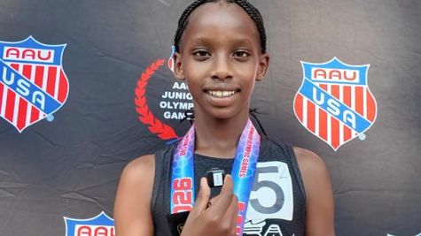 12-Year-Old Yate Hirbo Breaks 12 y/o Girls 3000m National Record at 2026 AAU Junior Olympics