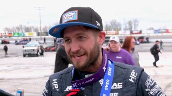 Justin Grant Reacts After Winning Rollie Beale Classic At Toledo