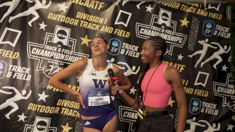 Sophie O'Sullivan after 1500 NCAA Win