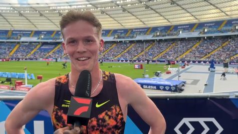 Ethan Strand Shocks The Field, Takes First in Men's 1500m in Silesia | 2026 Silesia Diamond League Post-Race Interview