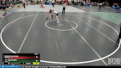 Royce Klucas&nbsp;over&nbsp;Ty Erickson